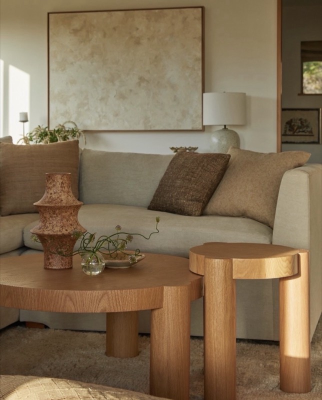 A Julie Brayton painting installed — sitting room, private residence